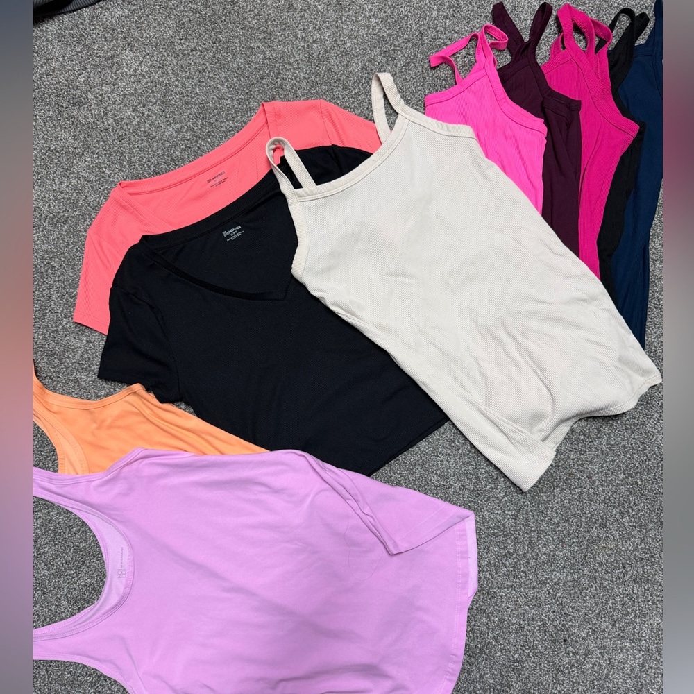 Lot of 10 - No Boundaries Women's tanks and tees